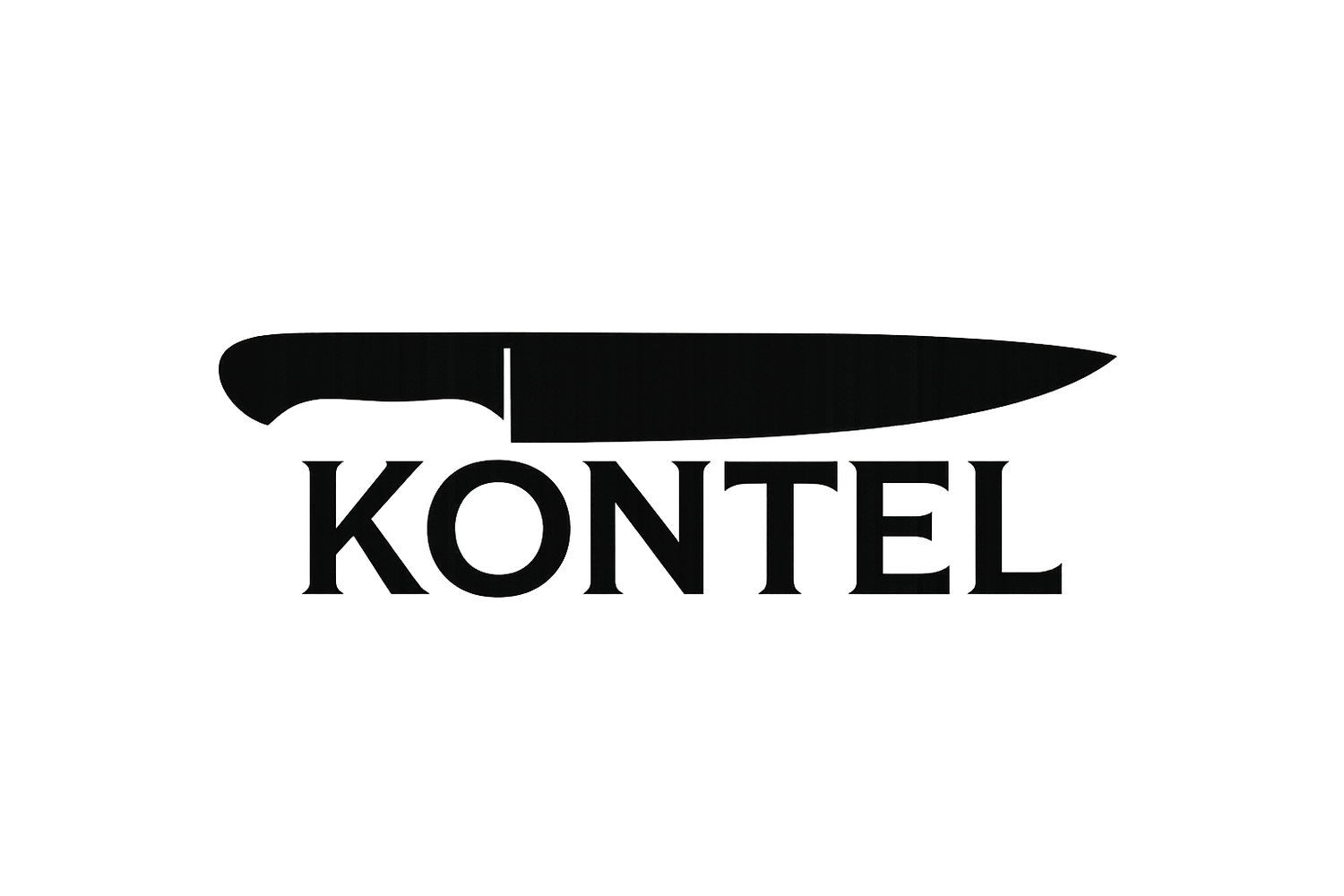 KONTEL YAZILI BIÇAK FİGÜRLÜ